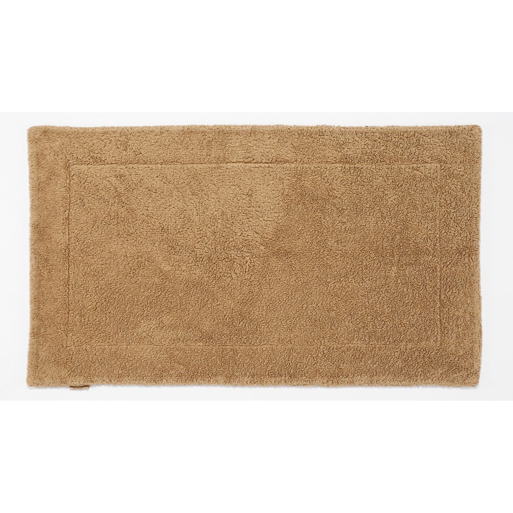 Double Bath Mat 716 by Designer Abyss & Habidecor in Croissant Neutral